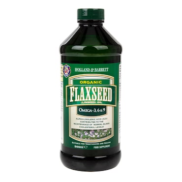 H B Flaxseed Oil Holland Barrett