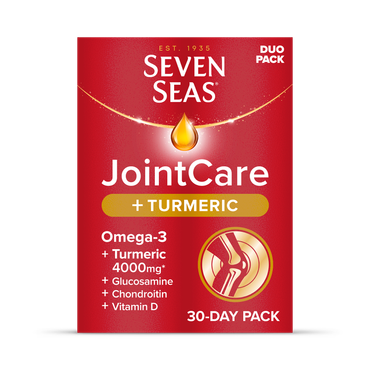 Seven Seas Jointcare Turmeric With Glucosamine, Omega-3 And Turmeric 30 Day Duo Pack (30+30)