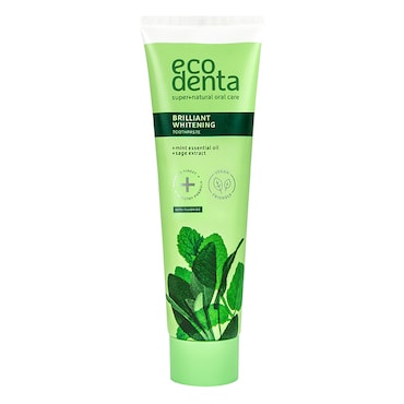 Ecodenta Whitening Toothpaste with Mint Oil and Sage Extract 100ml image 1