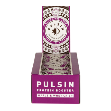 Review of Pulsin Maple & Whey Crisp Protein Booster 18x 50g