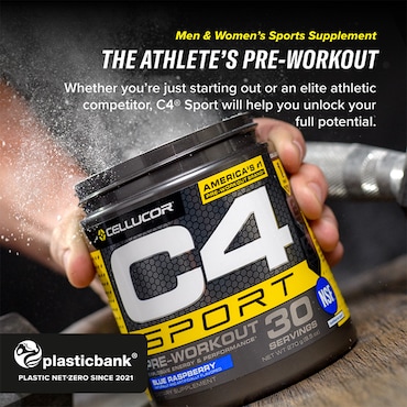 Cellucor C4 Sport Pre-Workout Icy Blue Raspberry 270g image 6