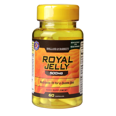 Holland & Barrett Royal Jelly 60 Capsules 500mg