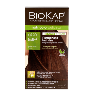 Review of BioKap Permanent Hair Dye 6.06 (Dark Blond Havana)