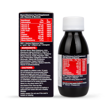 Sambucol Extra Defence Black Elderberry Liquid 120ml image 2