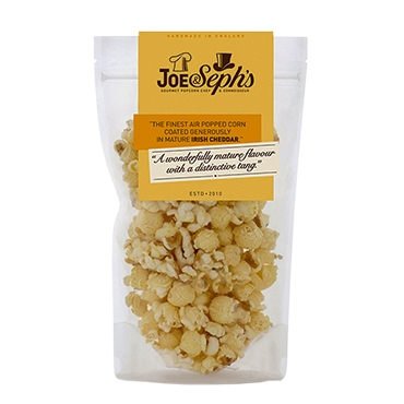 Review of Joe & Sephs Cheddar Cheese Popcorn 90g