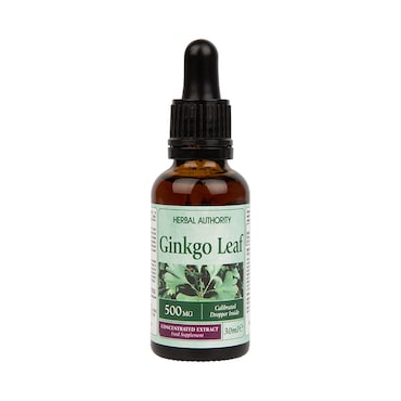 Herbal Authority Ginkgo Biloba Liquid Extract 500mg 30ml image 1