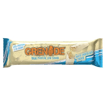 Grenade White Chocolate Cookie Protein Bar 60g image 1
