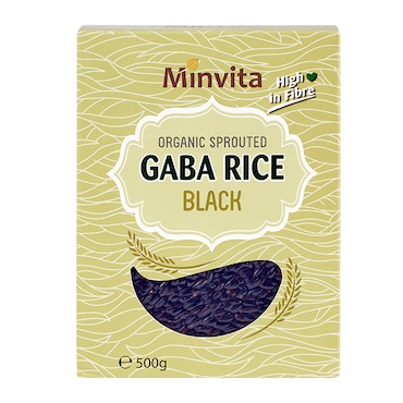 Minvita Gaba Black Rice 500g image 1