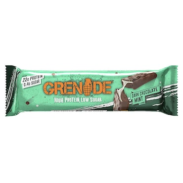 Grenade Dark Chocolate Mint Protein Bar 60g image 1