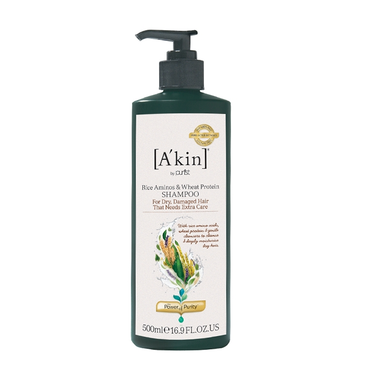 A'kin Rice Aminos & Wheat Protein Shampoo 500ml