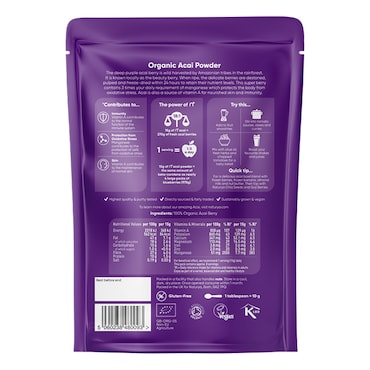 Naturya Organic Acai Powder 80g image 2