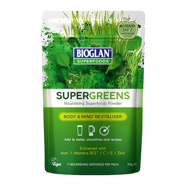 Bioglan Superfoods Organic Supergreens 70g image 1