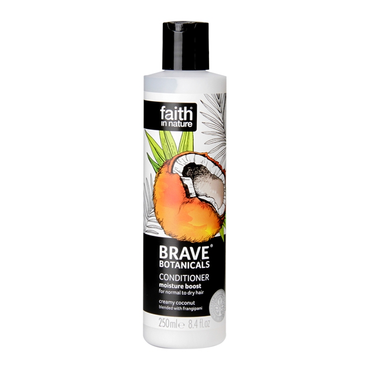 Review of Faith in Nature Brave Botanicals Moisture Boost Coconut & Frangipani Conditioner 250ml