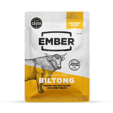 Review of Ember Biltong Beef Jerky Original 25g