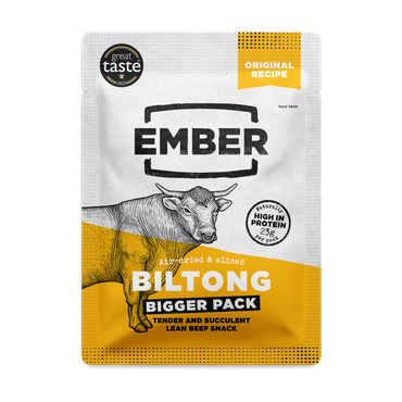 Review of Ember Biltong Beef Jerky Original 45g