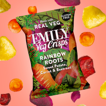 Emily Veg Crisps Rainbow Roots 30g image 3