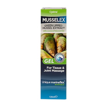 Musselflex Green Lipped Mussel Extract & Glucosamine Gel 125ml image 2