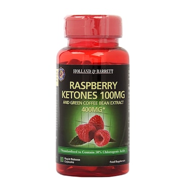 Holland & Barrett Raspberry Ketones and Green Coffee Bean Extract Capsules