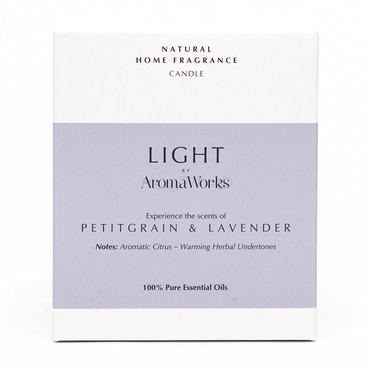 AromaWorks Lavender & Petitgrain Candle 220g