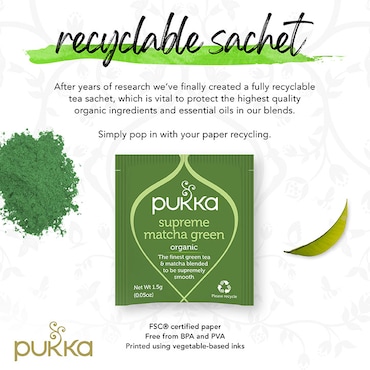 Pukka Organic Supreme Matcha Green 20 Tea Bags image 4
