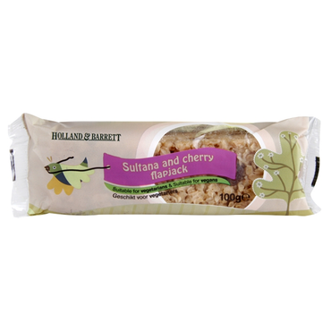 Review of Holland & Barrett Sultana & Cherry Flapjack 100g