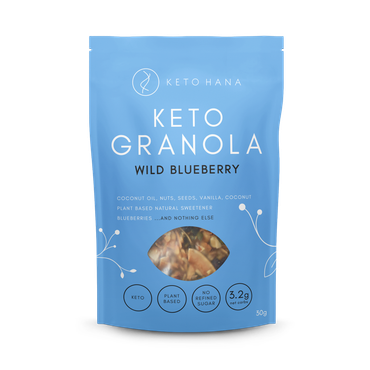 Review of Keto Hana Granola Wild Blueberry 30g