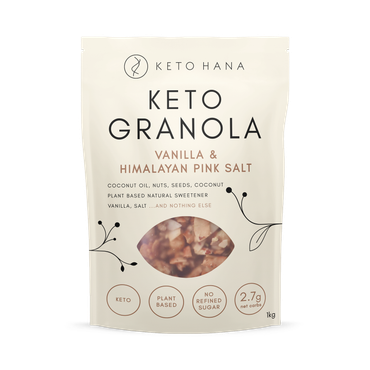 Review of Keto Hana Granola Vanilla & Pink Himalayan 1kg