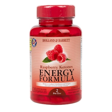 Holland Barrett Raspberry Ketones Energy Formula 120 Capsules