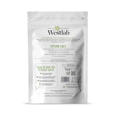 Westlab Epsom Bath Salt 1kg image 2