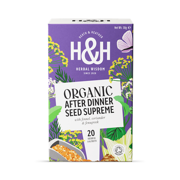 Heath & Heather Organic After Dinner Super Seeds 20 Tea Bags