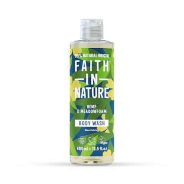 Faith in Nature Hemp & Meadowfoam Body Wash 400ml image 1