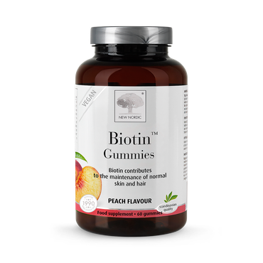 Review of New Nordic Biotin 60 Peach Flavour Gummies