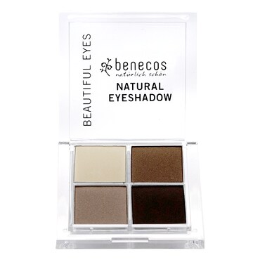 Benecos Natural Quattro Eyeshadow Coffee & Cream 4.8g