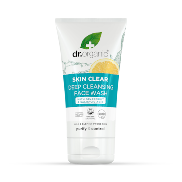 Dr Organic Skin Clear Deep Cleansing Face Wash 125ml image 1