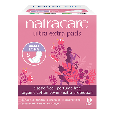 Review of Natracare Natural Organic Ultra Extra Pads with Wings Long