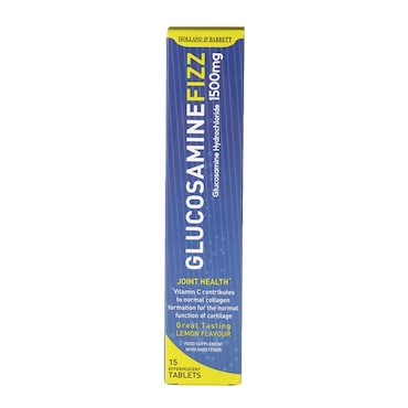 Holland & Barrett Glucosamine Effervescent 15 Tablets 1500mg