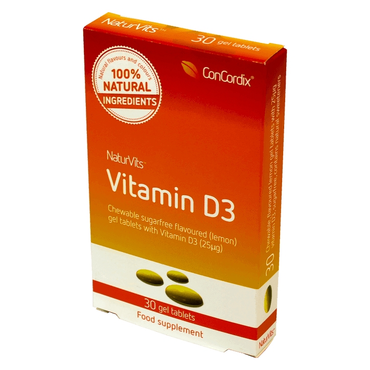 NaturVits Vitamin D3 Tablets