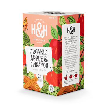 Heath & Heather Organic Apple & Cinnamon 20 Tea Bags