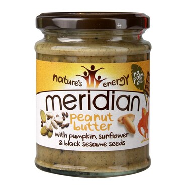 Meridian Peanut Butter Pumpkin, Sunflower & Black Sesame Seeds 280g