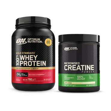 Review of Optimum Nutrition Gold Standard Whey Delicious Strawberry & Creatine Monohydrate Bundle