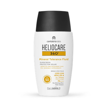 Review of Heliocare 360 Mineral Tolerance Fluid Spf 50 50ml