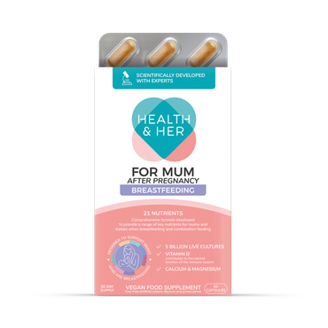 Review of Health & Her Breast Feeding New Mum 60 Capsules