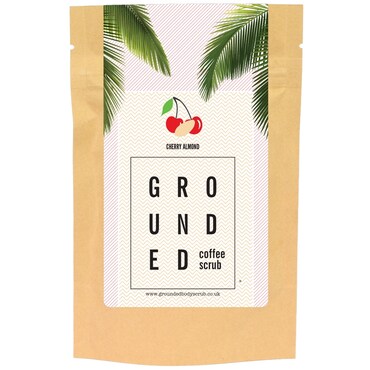 Grounded Cherry Almond Coffee Body Scrub 200g image 1