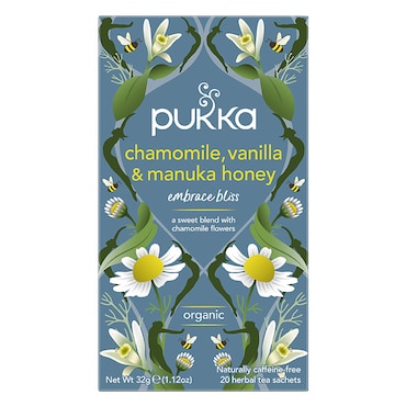 Pukka Chamomile, Vanilla & Manuka Honey 20 Tea Bags image 1