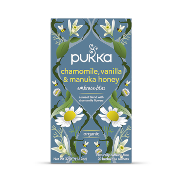 Pukka Chamomile, Vanilla & Manuka Honey 20 Tea Bags image 1