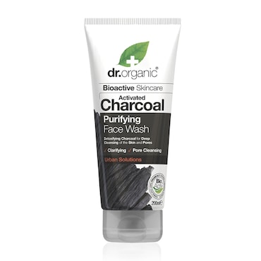 Dr Organic Charcoal Face Wash 200ml image 1