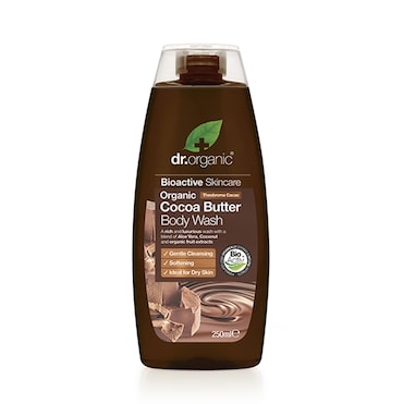 Dr Organic Cocoa Butter Creamy Body Wash 250ml image 1