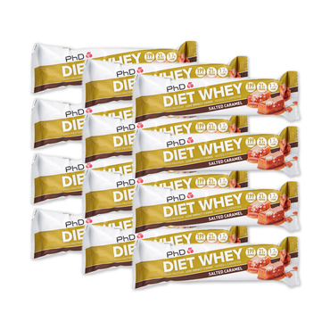 Review of PhD Diet Whey Bar Salted Caramel 12 x 65g