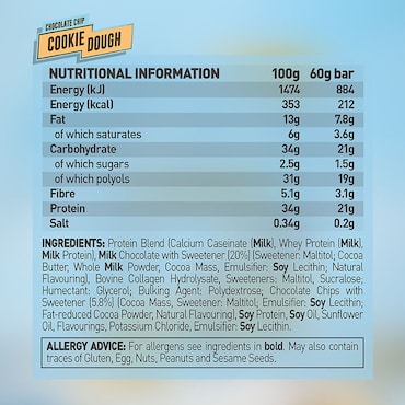 Grenade Cookie Dough Protein Bar 12 x 60g image 2