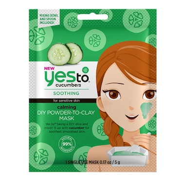 Yes To Cubers Calming Diy Powder Clay Mask Holland Barrett Yes To Cubers Calming Diy Powder
